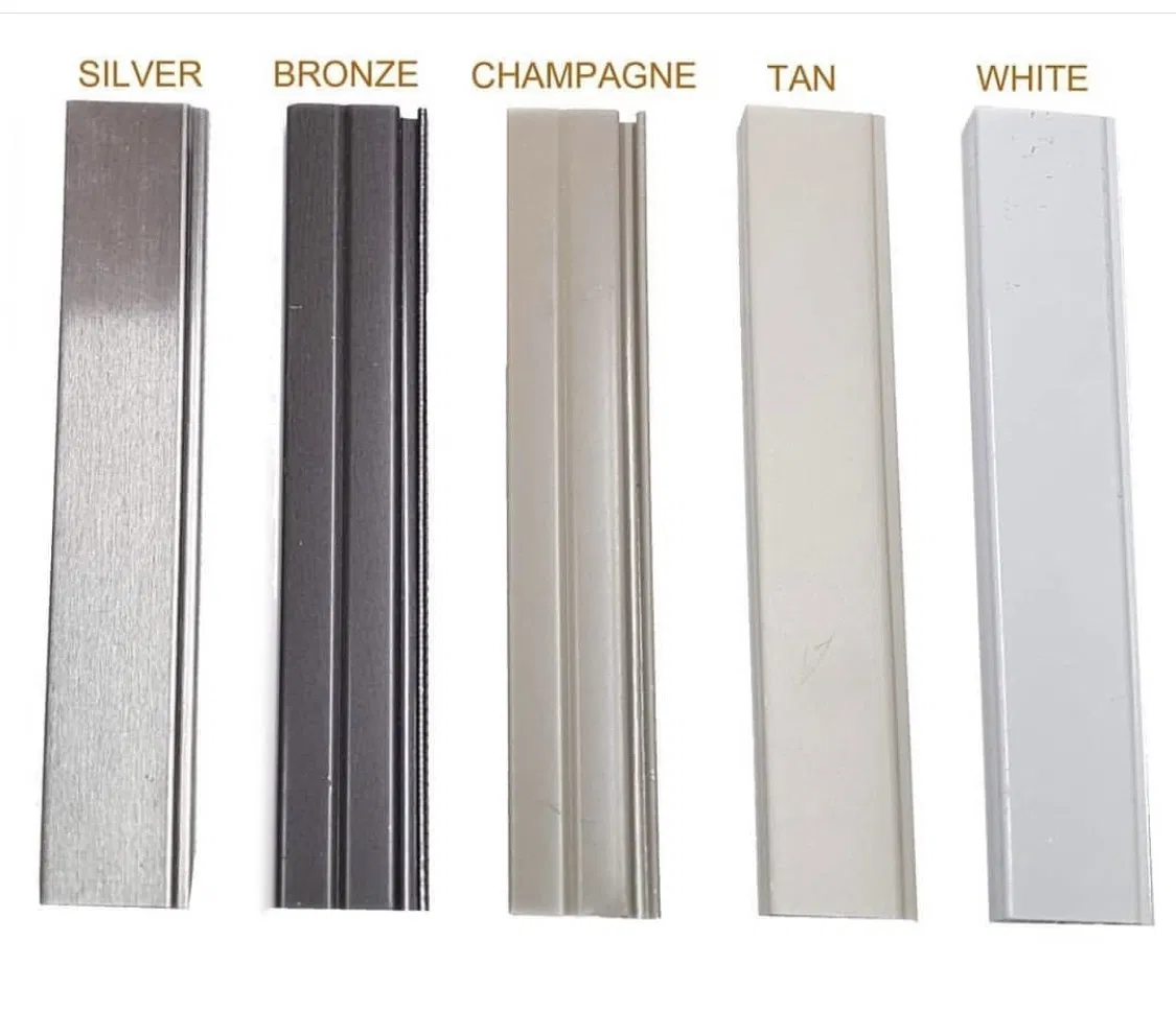 Frame color options: Silver, Bronze, Champagne, Tan, White