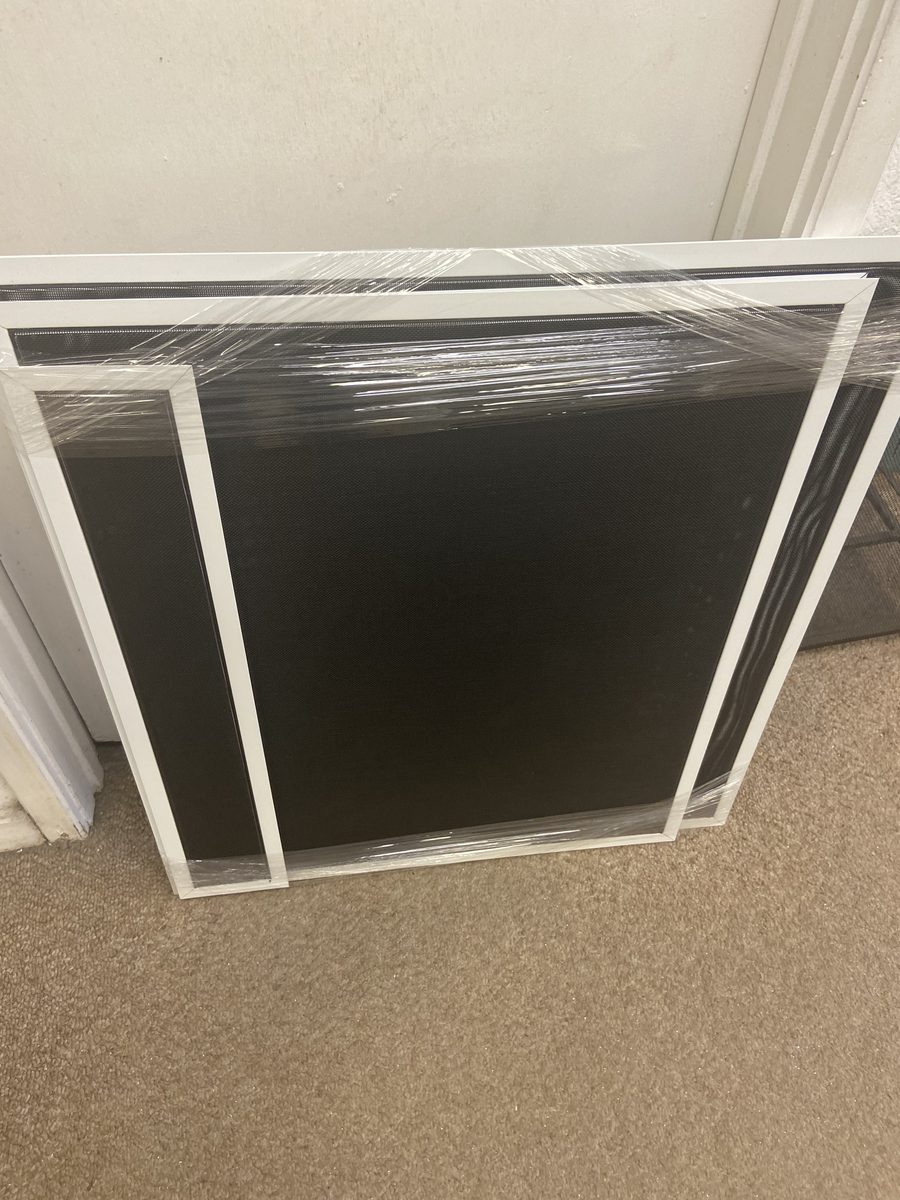 Custom-built mosquito screen panels